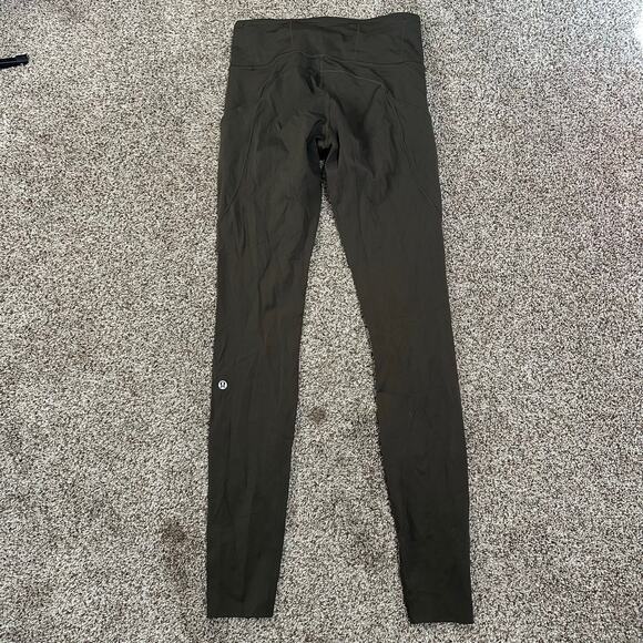 LULULEMON Women's Fast and Free Tight 31" Non-Reflective Size 8 In Dark Olive - Picture 2 of 11